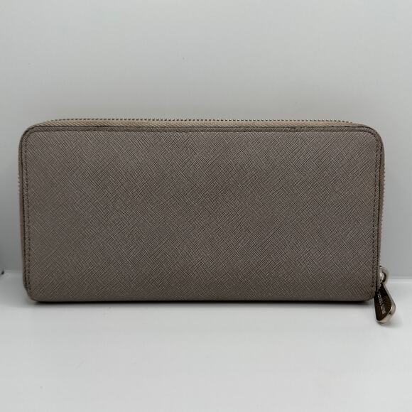 MICHAEL KORS Gray Zip Around Wallet - Picture 2 of 9